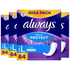 Always 4x Daily Protect Inlegkruisjes Long 64 stuks