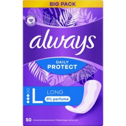 Always 4x Inlegkruisjes Dailies Extra Protect Large 50 stuks