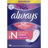 Always 4x Inlegkruisjes Dailies Normal Classic Soft Like Cotton Fresh 58 stuks