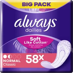 Always 4x Inlegkruisjes Twist & Flex Normal 58 stuks