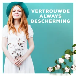 Always 10x Maandverband Bio Cotton Protection Ultra Normal met Vleugels 11 stuks