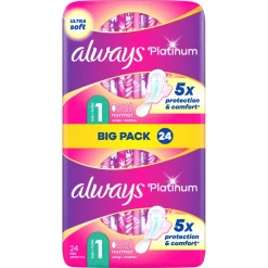 Always 8x Maandverband Platinum Normal 24 stuks