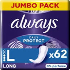 Always 4x Protect Panty Liners Long 62 stuks