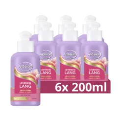 Andrélon 6x Leave-In Creme Levendig Lang 200 ml