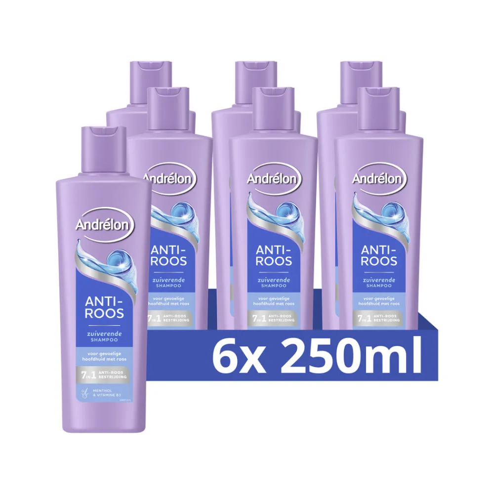 Andrélon 6x Shampoo Anti Roos 250 ml
