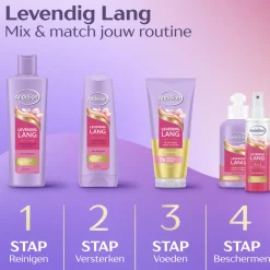 Andrélon 6x Shampoo Levendig Lang 250 ml