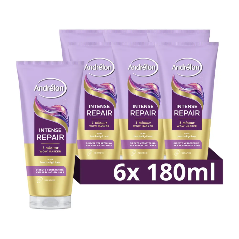 Andrélon 6x WOW Masker Intense Repair 180 ml