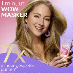 Andrélon 6x WOW Masker Levendig Lang 180 ml