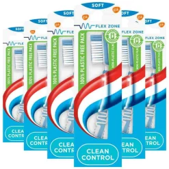 Aquafresh 6x Tandenborstel Clean Control Soft