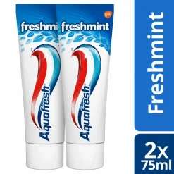 Aquafresh 6x Tandpasta Freshmint 3in1 Gezonde Tanden 2 x 75 ml