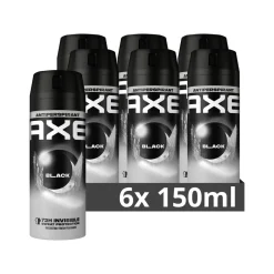 Axe 6x Anti-Transpirant Spray Black 150 ml