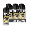 Axe 6x Anti-transpirant Spray Gold 150 ml