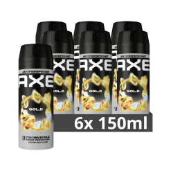 Axe 6x Anti-transpirant Spray Gold 150 ml