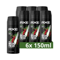 Axe 6x Deodorant Bodyspray Africa 150 ml