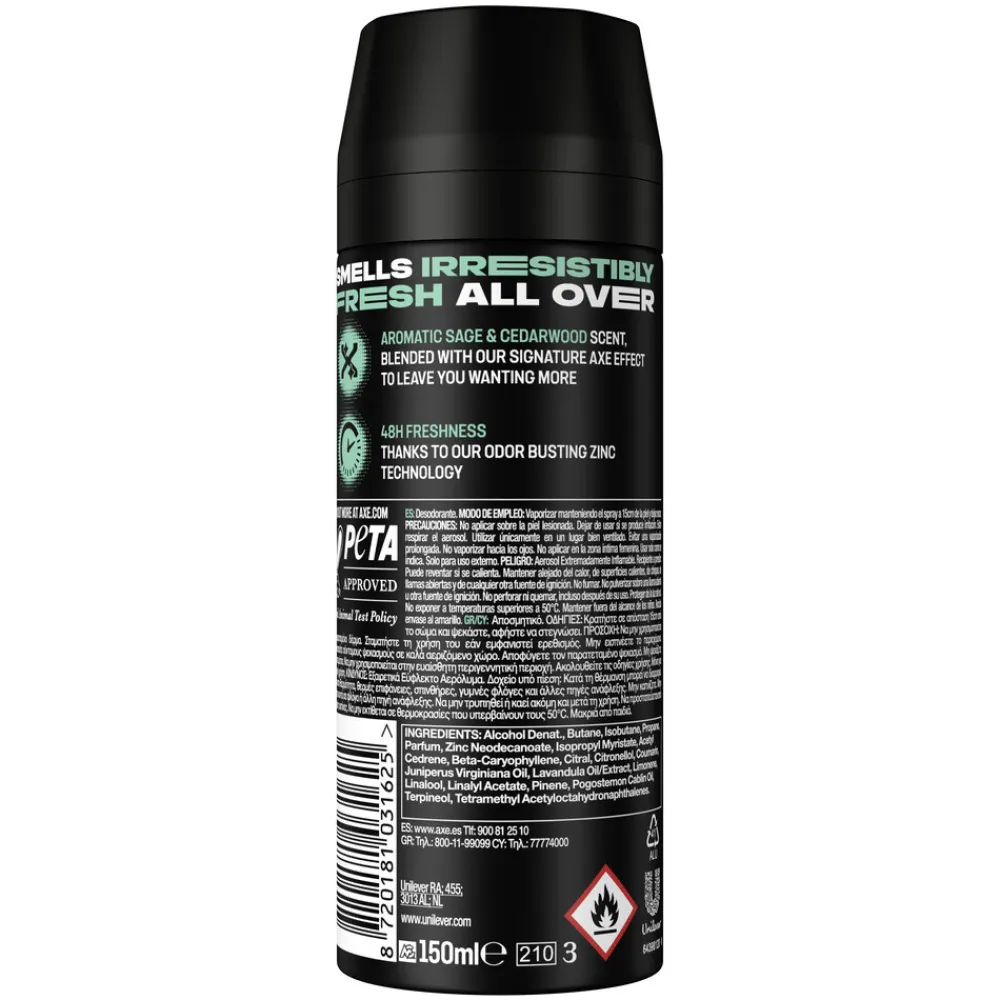 Axe 6x Deodorant Bodyspray Apollo 150 ml