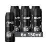 Axe 6x Deodorant Bodyspray Black 150 ml