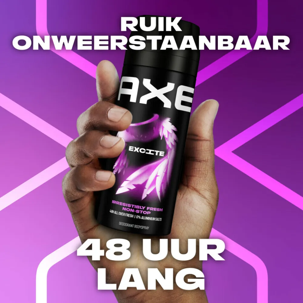 Axe 6x Deodorant Bodyspray Excite 150 ml