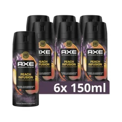 Axe 6x Deodorant Bodyspray Peach Infusion 150 ml