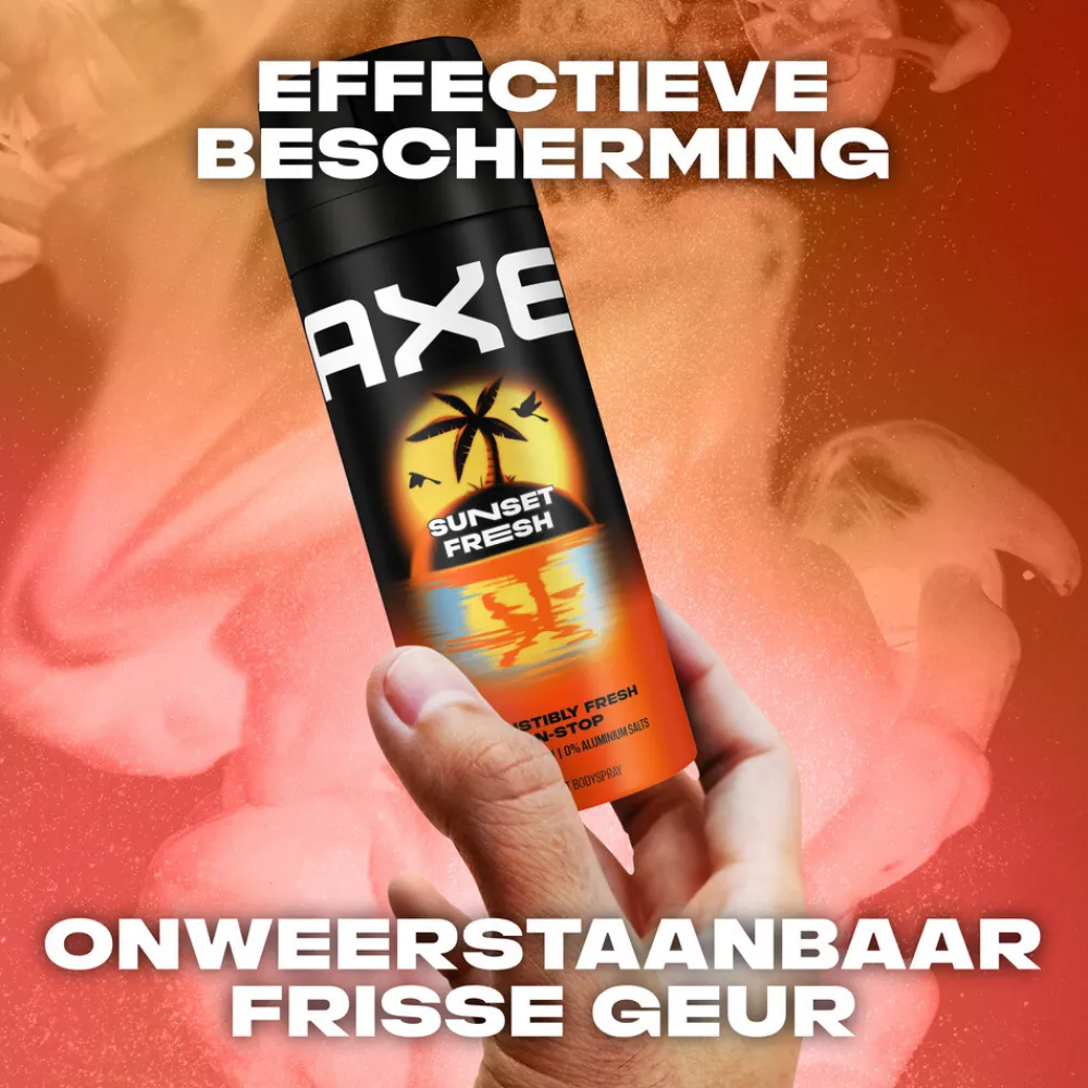 Axe 6x Deodorant Bodyspray Sunset Fresh 150 ml