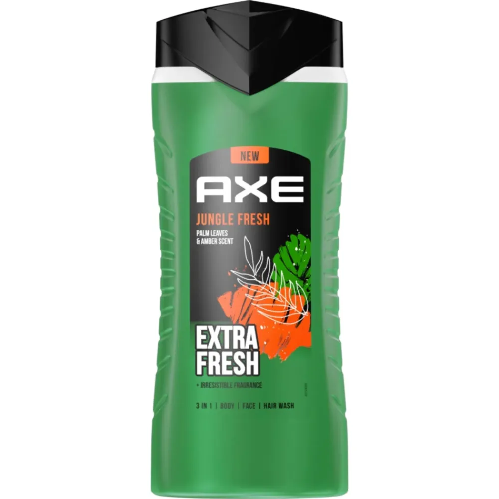 Axe 12x Douchegel Jungle Extra Fresh 400 ml