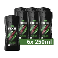 Axe 6x 3-in-1 Douchegel Africa 250 ml