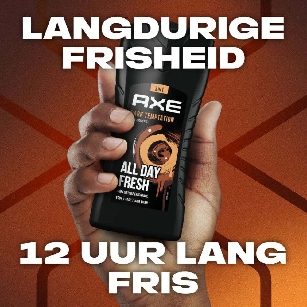 Axe 6x 3-in-1 Douchegel Dark Temptation 250 ml