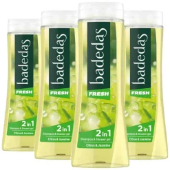 Badedas 4x Douche 2in1 Fresh 600 ml