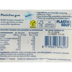 BenBits 4x Salmiak Single Zakje 18 gr