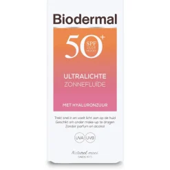 Biodermal 2x Ultralichte Zonnefluide SPF 50+ 40 ml