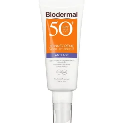 Biodermal 2x Zonnecreme Gezicht Anti Age SPF 50+ 40 ml