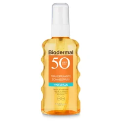 Biodermal 2x Zonnespray Transparant SPF 50+ 175 ml