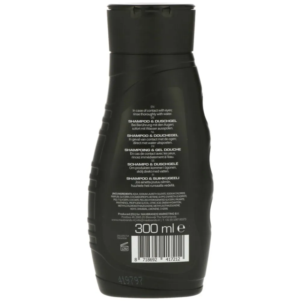 Body-X 3x Fuze Douchegel Hair & Body Pulse 300 ml