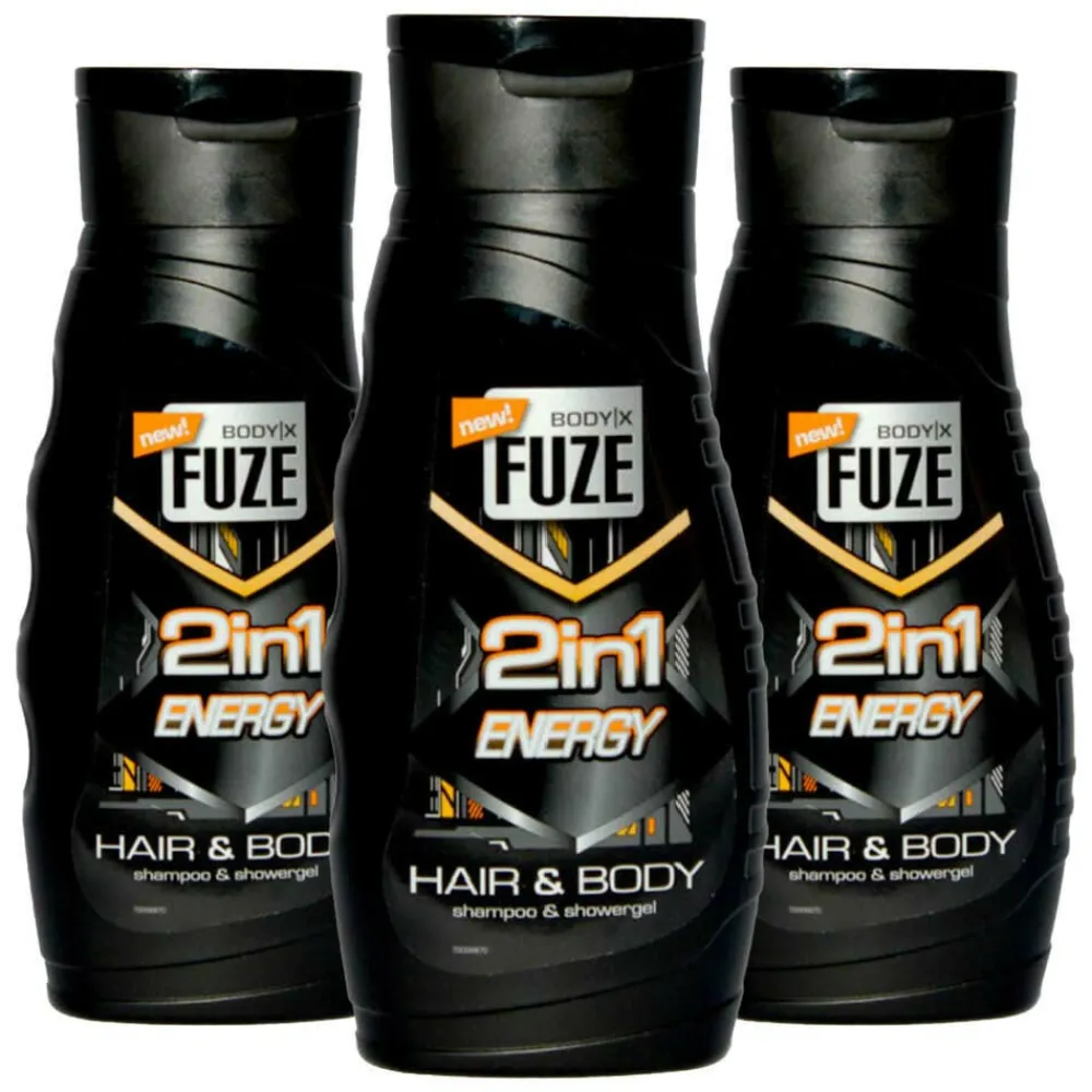 Body-X 3x Fuze Douchegel Hair & Body Energy 300 ml
