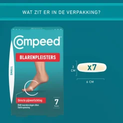Compeed 2x Blarenpleister Small 7 stuks