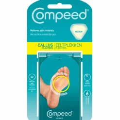 Compeed 2x Eeltpleister Medium 6 stuks