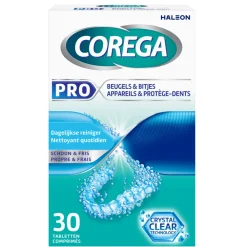 Corega 3x Pro Beugels & Bitjes 30 tabletten