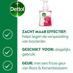 Dettol 6x Foam Handzeep Rozen & Kers 250 ml