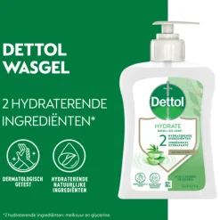 Dettol 6x Handzeep Hydraterend Aloë Vera 250 ml