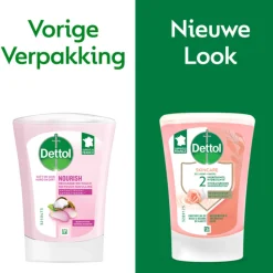 Dettol 5x No Touch Wasgel Navulling Rozenwater & Sheabutter 250 ml