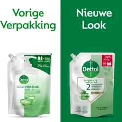 Dettol 6x Refill Handzeep Hydrating Aloe Vera 500 ml