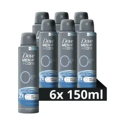 Dove 6x Deodorant Men+ Care 0% Clean Comfort 150 ml