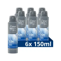 Dove 6x Deodorant Men+ Care Cool Fresh 150 ml
