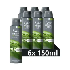 Dove 6x Deodorant Men+ Care Extra Fresh 150 ml
