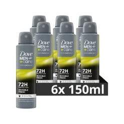 Dove 6x Deodorant Men+ Care Invisible Fresh 150 ml