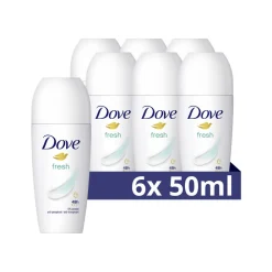 Dove 6x Deodorant Roll-On Fresh 50 ml