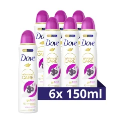 Dove 6x Deodorant Spray Advanced Care Acai Berry & Waterlily 150 ml
