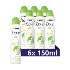 Dove 6x Deodorant Spray Advanced Care Cucumber & Green Tea 150 ml