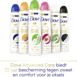 Dove 6x Deodorant Spray Advanced Care Cucumber & Green Tea 150 ml