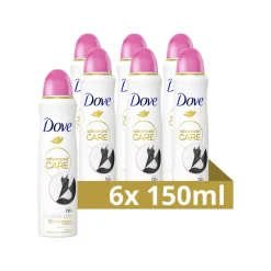 Dove 6x Deodorant Spray Invisible Care 150 ml