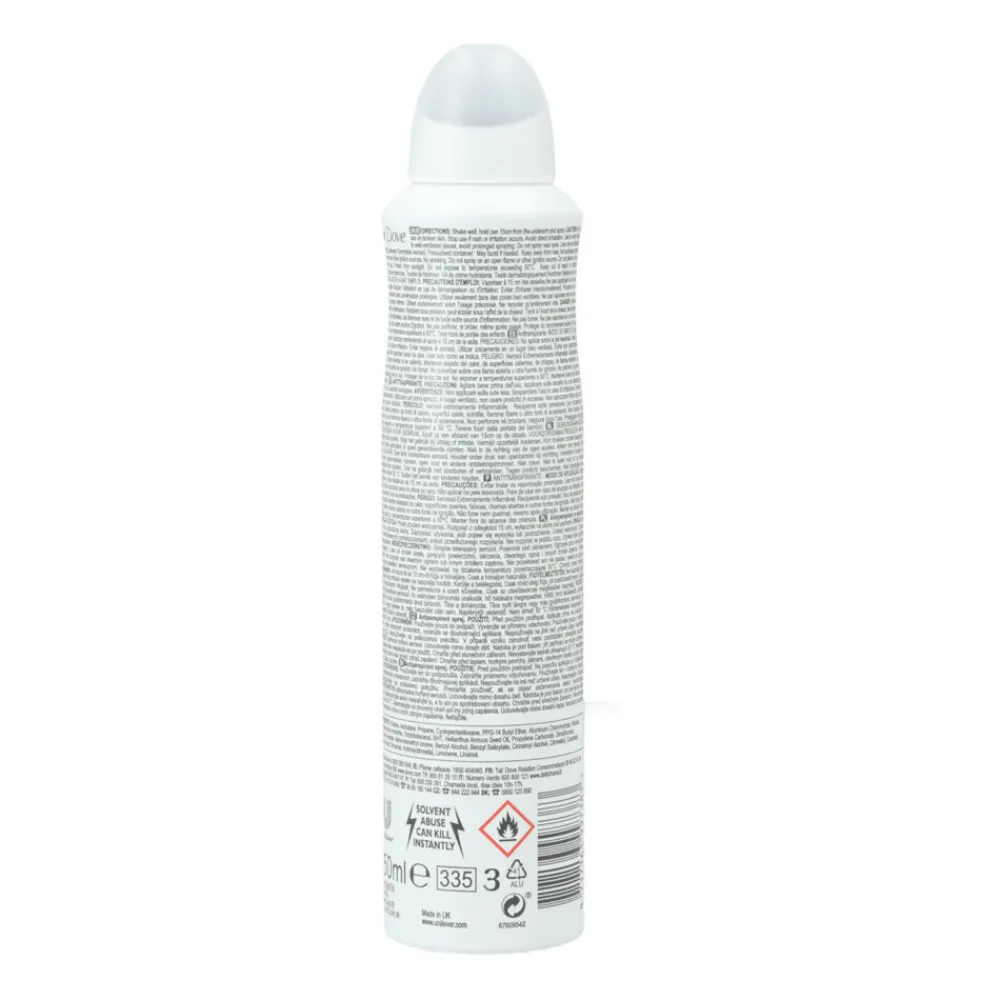 Dove 6x Deodorant Spray Invisible Dry 250 ml